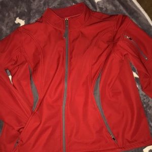 Champion thick and warm windbreaker. Red. XL